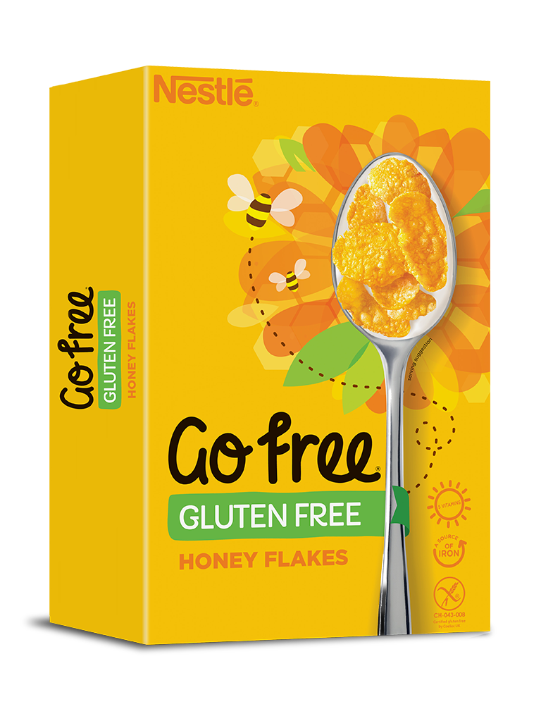 Nestlé Gluten Free Corn Flakes Honey 500g